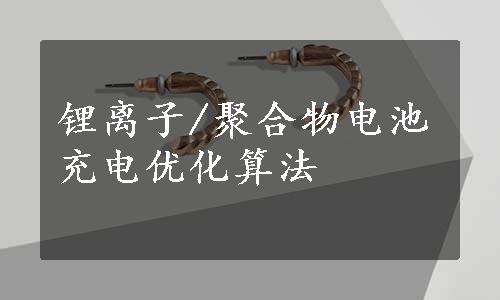 锂离子/聚合物电池充电优化算法