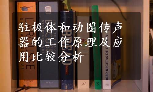 驻极体和动圈传声器的工作原理及应用比较分析