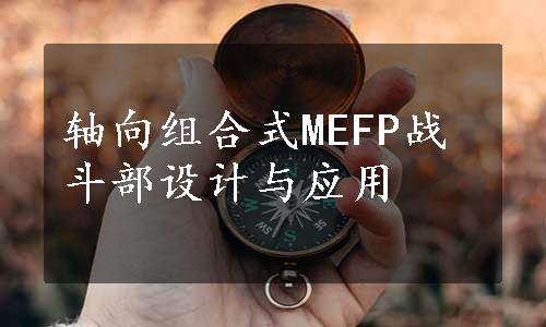 轴向组合式MEFP战斗部设计与应用