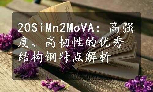 20SiMn2MoVA：高强度、高韧性的优秀结构钢特点解析