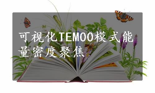 可视化TEM00模式能量密度聚焦