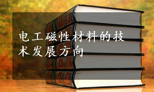 电工磁性材料的技术发展方向