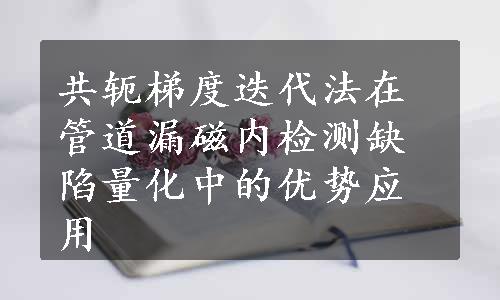 共轭梯度迭代法在管道漏磁内检测缺陷量化中的优势应用