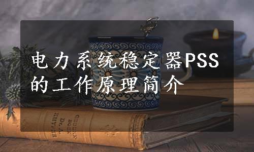 电力系统稳定器PSS的工作原理简介