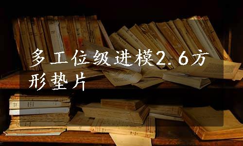 多工位级进模2.6方形垫片