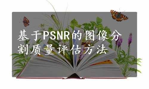 基于PSNR的图像分割质量评估方法