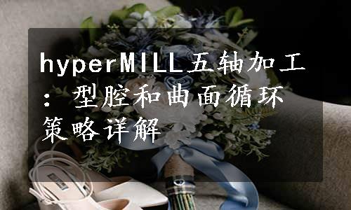 hyperMILL五轴加工：型腔和曲面循环策略详解