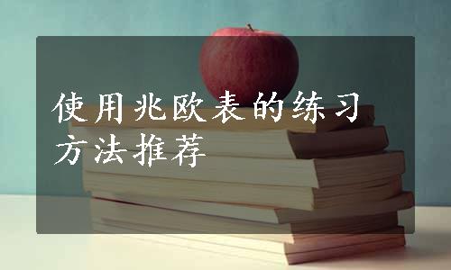 使用兆欧表的练习方法推荐