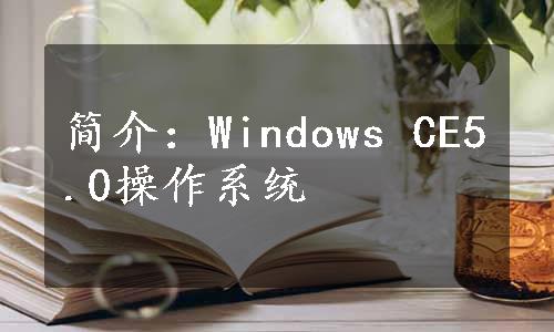 简介：Windows CE5.0操作系统