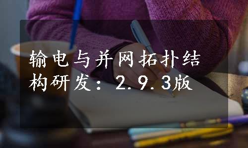 输电与并网拓扑结构研发：2.9.3版