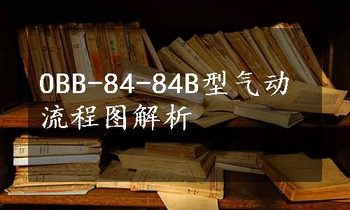 OBB-84-84B型气动流程图解析