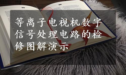 等离子电视机数字信号处理电路的检修图解演示