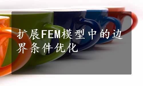 扩展FEM模型中的边界条件优化