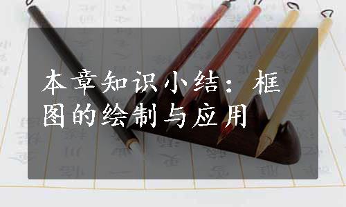 本章知识小结：框图的绘制与应用