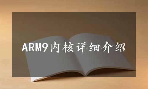 ARM9内核详细介绍