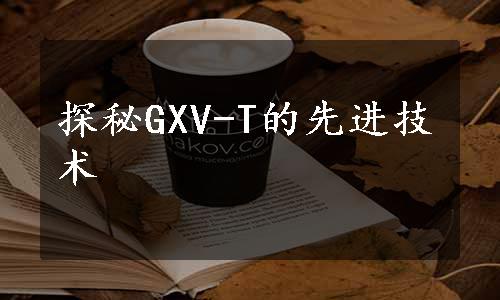 探秘GXV-T的先进技术