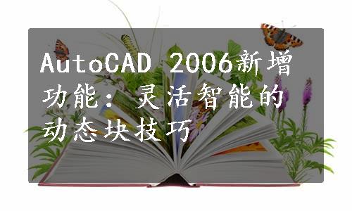 AutoCAD 2006新增功能：灵活智能的动态块技巧