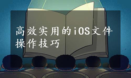 高效实用的iOS文件操作技巧