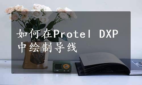 如何在Protel DXP中绘制导线