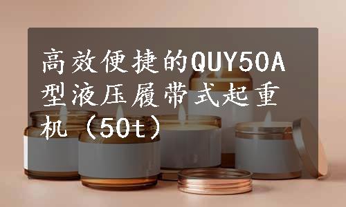 高效便捷的QUY50A型液压履带式起重机（50t）