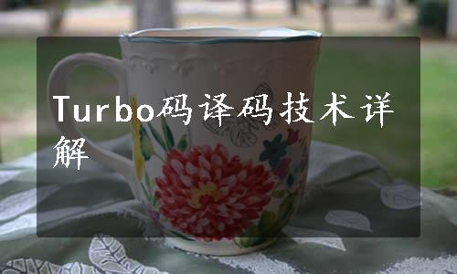 Turbo码译码技术详解