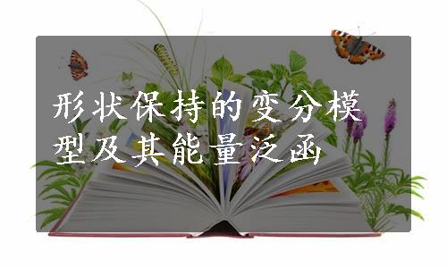 形状保持的变分模型及其能量泛函