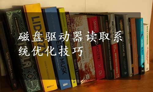 磁盘驱动器读取系统优化技巧