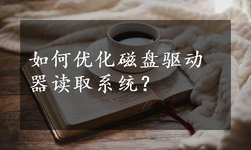 如何优化磁盘驱动器读取系统？