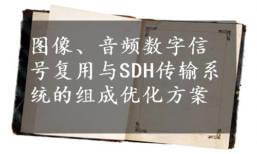 图像、音频数字信号复用与SDH传输系统的组成优化方案