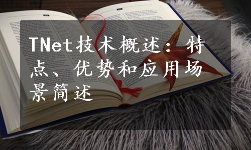 TNet技术概述：特点、优势和应用场景简述