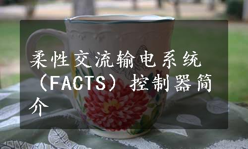 柔性交流输电系统（FACTS）控制器简介