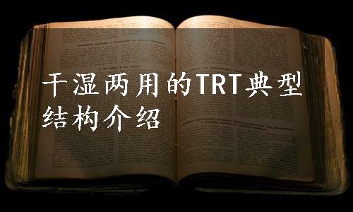 干湿两用的TRT典型结构介绍