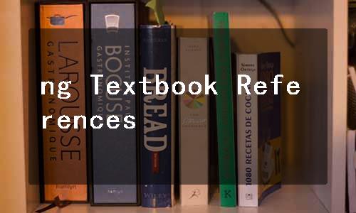 ng Textbook References