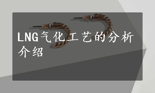 LNG气化工艺的分析介绍