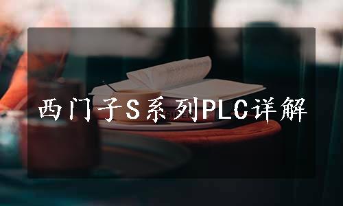 西门子S系列PLC详解