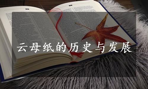 云母纸的历史与发展