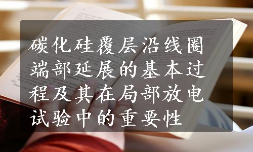 碳化硅覆层沿线圈端部延展的基本过程及其在局部放电试验中的重要性