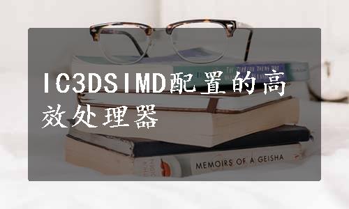 IC3DSIMD配置的高效处理器