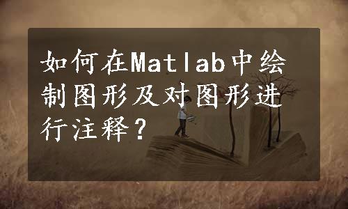 如何在Matlab中绘制图形及对图形进行注释？