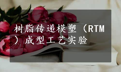 树脂传递模塑（RTM）成型工艺实验