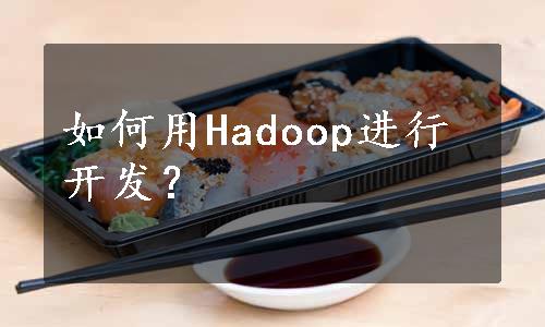 如何用Hadoop进行开发？