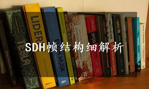 SDH帧结构细解析