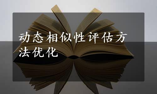 动态相似性评估方法优化