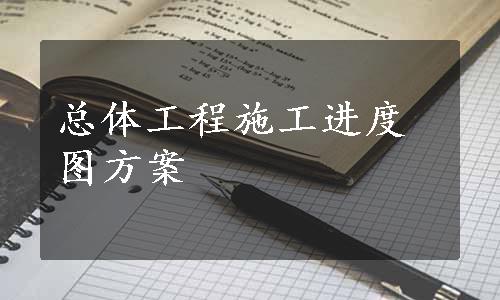 总体工程施工进度图方案