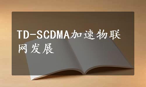 TD-SCDMA加速物联网发展