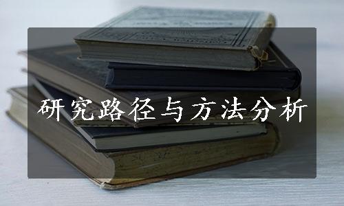 研究路径与方法分析