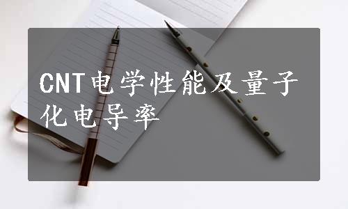 CNT电学性能及量子化电导率