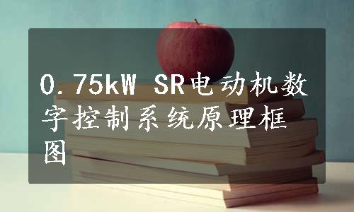 0.75kW SR电动机数字控制系统原理框图