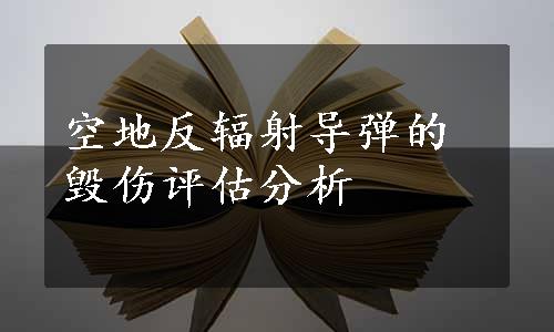 空地反辐射导弹的毁伤评估分析