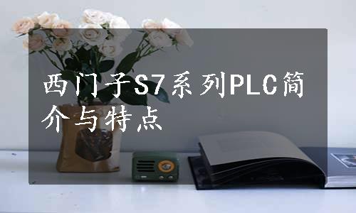 西门子S7系列PLC简介与特点